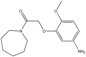 2-(5-amino-2-methoxyphenoxy)-1-(azepan-1-yl)ethan-1-one Structure