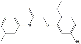 2-(5-amino-2-methoxyphenoxy)-N-(3-methylphenyl)acetamide|