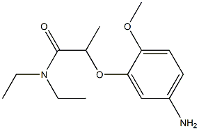 2-(5-amino-2-methoxyphenoxy)-N,N-diethylpropanamide