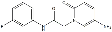 2-(5-amino-2-oxo-1,2-dihydropyridin-1-yl)-N-(3-fluorophenyl)acetamide