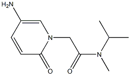 2-(5-amino-2-oxo-1,2-dihydropyridin-1-yl)-N-methyl-N-(propan-2-yl)acetamide,,结构式