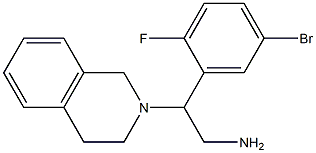 2-(5-bromo-2-fluorophenyl)-2-(3,4-dihydroisoquinolin-2(1H)-yl)ethanamine