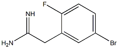 2-(5-bromo-2-fluorophenyl)ethanimidamide Structure