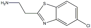 2-(5-chloro-1,3-benzothiazol-2-yl)ethan-1-amine,,结构式