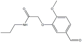 2-(5-formyl-2-methoxyphenoxy)-N-propylacetamide