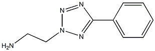 2-(5-phenyl-2H-1,2,3,4-tetrazol-2-yl)ethan-1-amine,,结构式