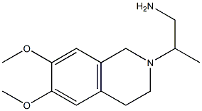  2-(6,7-dimethoxy-1,2,3,4-tetrahydroisoquinolin-2-yl)propan-1-amine