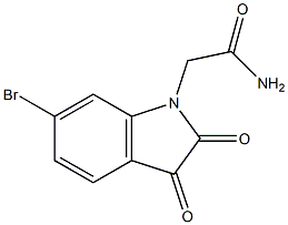 2-(6-bromo-2,3-dioxo-2,3-dihydro-1H-indol-1-yl)acetamide