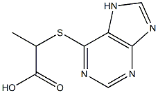 2-(7H-purin-6-ylthio)propanoic acid|