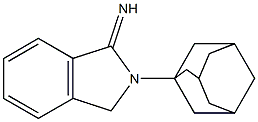 2-(adamantan-1-yl)-2,3-dihydro-1H-isoindol-1-imine Struktur