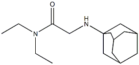 2-(adamantan-1-ylamino)-N,N-diethylacetamide Structure