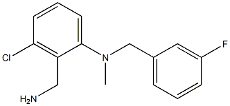 2-(aminomethyl)-3-chloro-N-[(3-fluorophenyl)methyl]-N-methylaniline