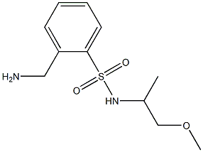 2-(aminomethyl)-N-(1-methoxypropan-2-yl)benzene-1-sulfonamide