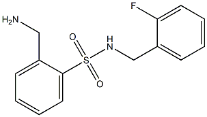 2-(aminomethyl)-N-(2-fluorobenzyl)benzenesulfonamide