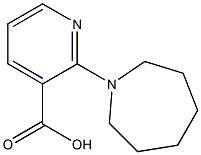 2-(azepan-1-yl)pyridine-3-carboxylic acid 化学構造式
