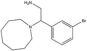 2-(azocan-1-yl)-2-(3-bromophenyl)ethan-1-amine,,结构式