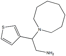 2-(azocan-1-yl)-2-(thiophen-3-yl)ethan-1-amine Structure