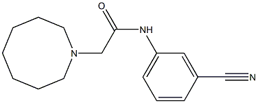 2-(azocan-1-yl)-N-(3-cyanophenyl)acetamide