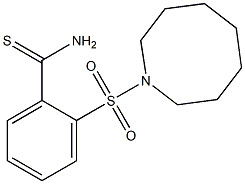 2-(azocane-1-sulfonyl)benzene-1-carbothioamide Structure