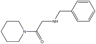 2-(benzylamino)-1-(piperidin-1-yl)ethan-1-one,,结构式