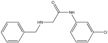 2-(benzylamino)-N-(3-chlorophenyl)acetamide