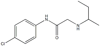 2-(butan-2-ylamino)-N-(4-chlorophenyl)acetamide