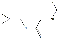2-(butan-2-ylamino)-N-(cyclopropylmethyl)acetamide