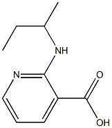 2-(butan-2-ylamino)pyridine-3-carboxylic acid Structure