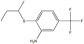  2-(butan-2-ylsulfanyl)-5-(trifluoromethyl)aniline