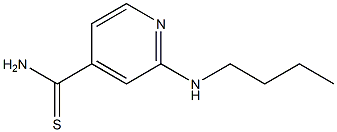 2-(butylamino)pyridine-4-carbothioamide,,结构式