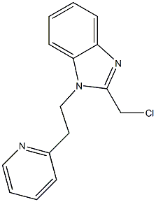 2-(chloromethyl)-1-[2-(pyridin-2-yl)ethyl]-1H-1,3-benzodiazole Structure