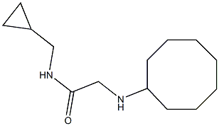 2-(cyclooctylamino)-N-(cyclopropylmethyl)acetamide Structure