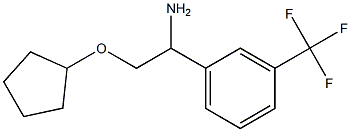 2-(cyclopentyloxy)-1-[3-(trifluoromethyl)phenyl]ethanamine