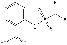 2-(difluoromethanesulfonamido)benzoic acid,,结构式