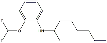 2-(difluoromethoxy)-N-(octan-2-yl)aniline Structure