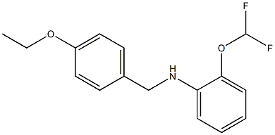 2-(difluoromethoxy)-N-[(4-ethoxyphenyl)methyl]aniline