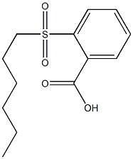 2-(hexane-1-sulfonyl)benzoic acid Structure