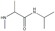 2-(methylamino)-N-(propan-2-yl)propanamide,,结构式