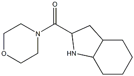 2-(morpholin-4-ylcarbonyl)octahydro-1H-indole 化学構造式