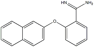 2-(naphthalen-2-yloxy)benzene-1-carboximidamide|