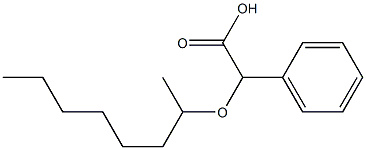 2-(octan-2-yloxy)-2-phenylacetic acid Structure