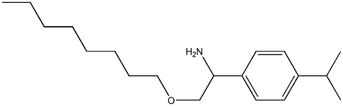 2-(octyloxy)-1-[4-(propan-2-yl)phenyl]ethan-1-amine Structure