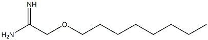 2-(octyloxy)ethanimidamide,,结构式