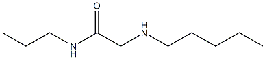 2-(pentylamino)-N-propylacetamide 结构式