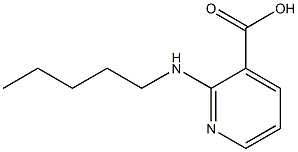 2-(pentylamino)pyridine-3-carboxylic acid 结构式