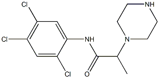 2-(piperazin-1-yl)-N-(2,4,5-trichlorophenyl)propanamide