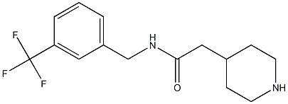 2-(piperidin-4-yl)-N-{[3-(trifluoromethyl)phenyl]methyl}acetamide