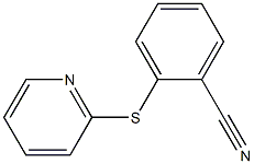 2-(pyridin-2-ylsulfanyl)benzonitrile 结构式