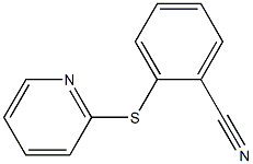 2-(pyridin-2-ylsulfanyl)benzonitrile Struktur