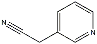 2-(pyridin-3-yl)acetonitrile 化学構造式